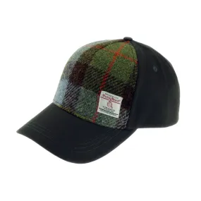 Glen Appin Baseball Cap with Harris Tweed