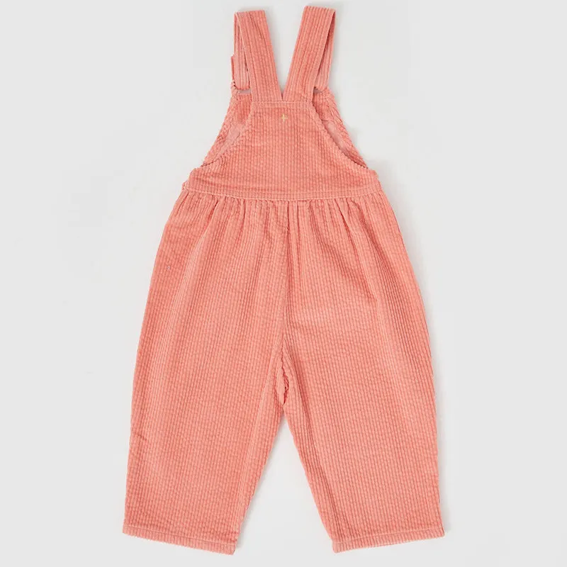 Goldie And Ace Sammy Corduroy Overalls - Tulip