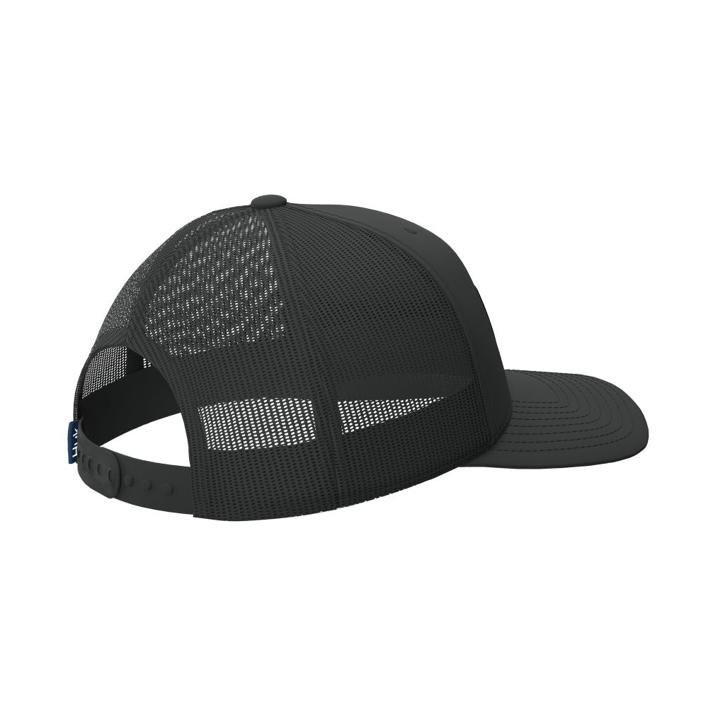 'Huk' Men's Huk And Bars Trucker Hat - Black