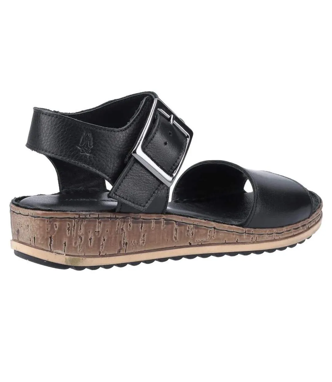 Hush Puppies Womens/Ladies Ellie Leather Sandals (Black) - UTFS7965