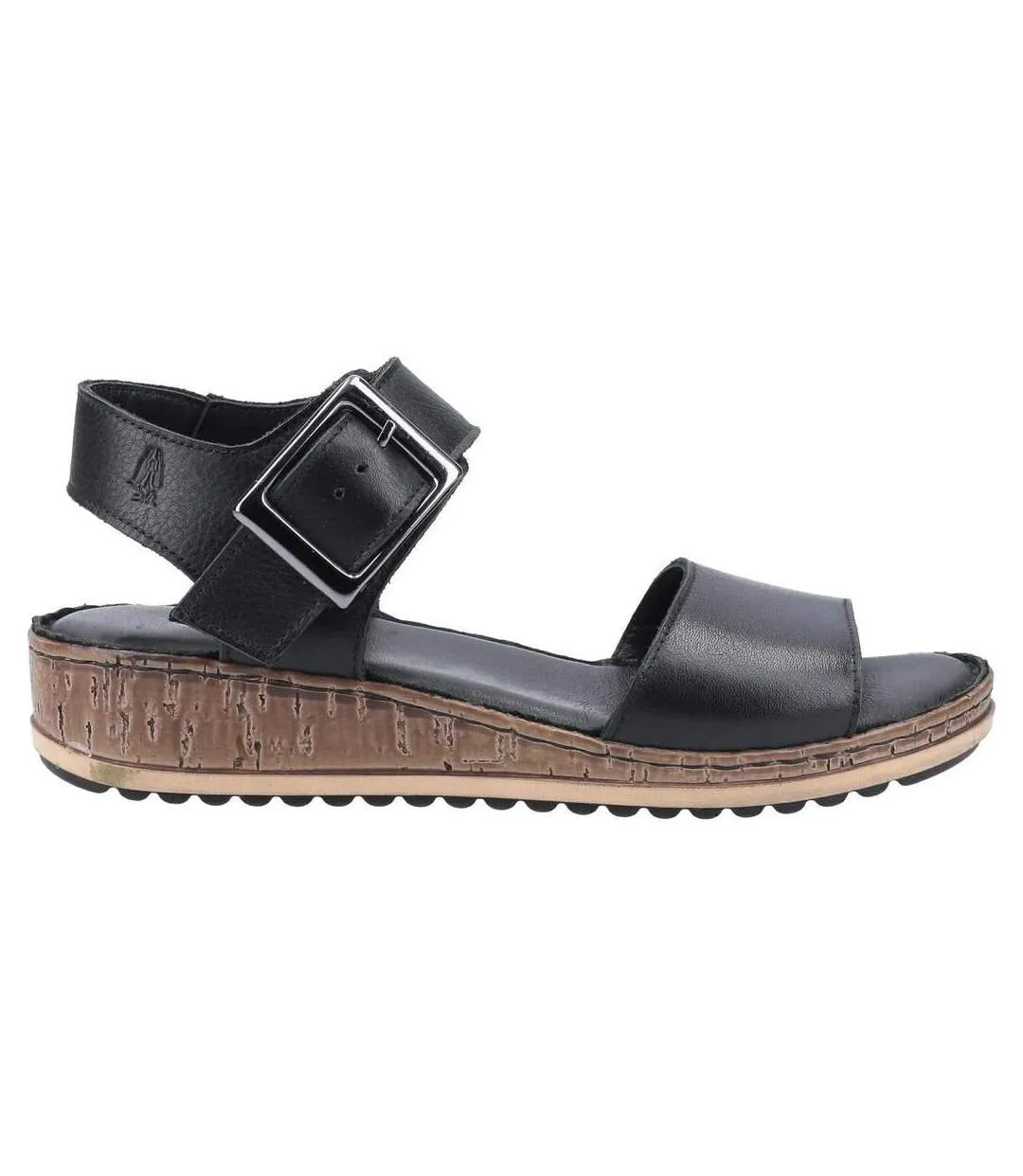 Hush Puppies Womens/Ladies Ellie Leather Sandals (Black) - UTFS7965