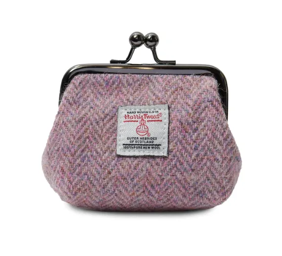 Islander Coin Purse with Harris Tweed