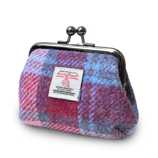 Islander Coin Purse with Harris Tweed