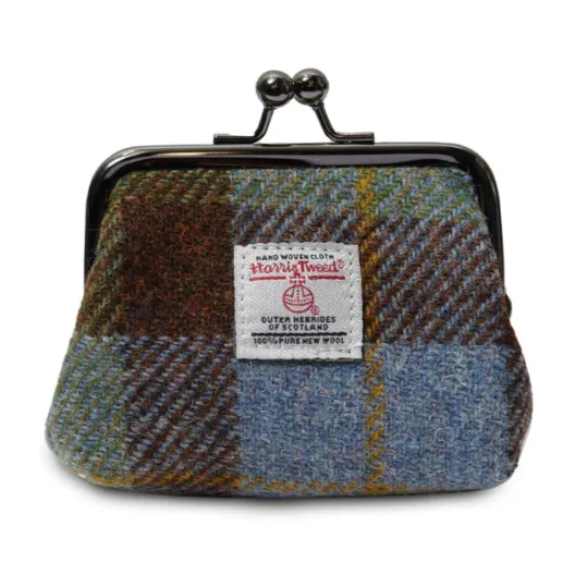 Islander Coin Purse with Harris Tweed