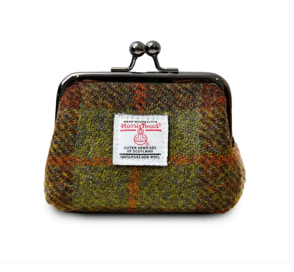 Islander Coin Purse with Harris Tweed