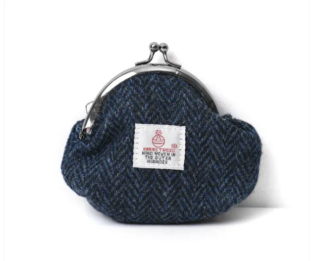 Islander Coin Purse with Harris Tweed