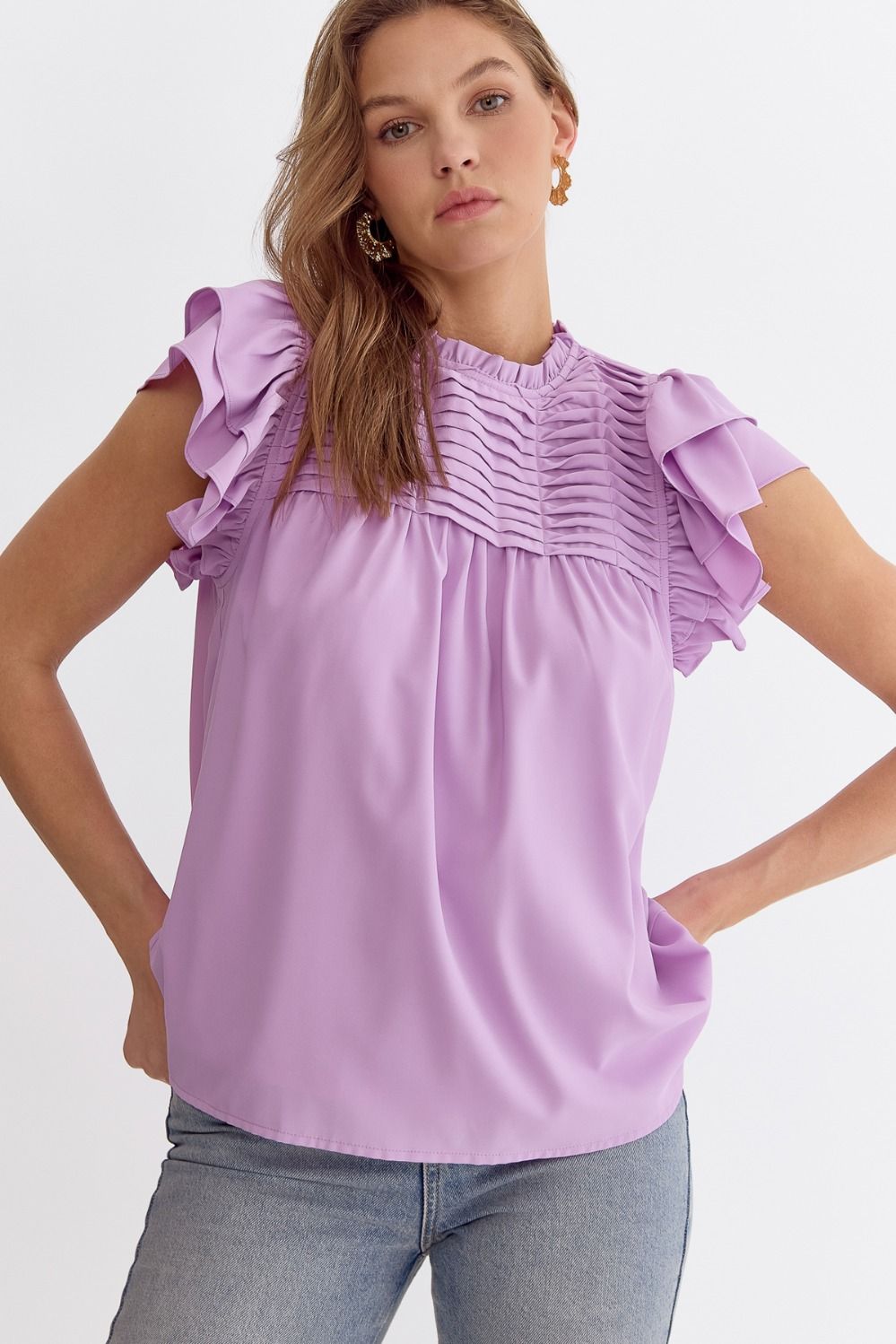 Iva Top in Lavender