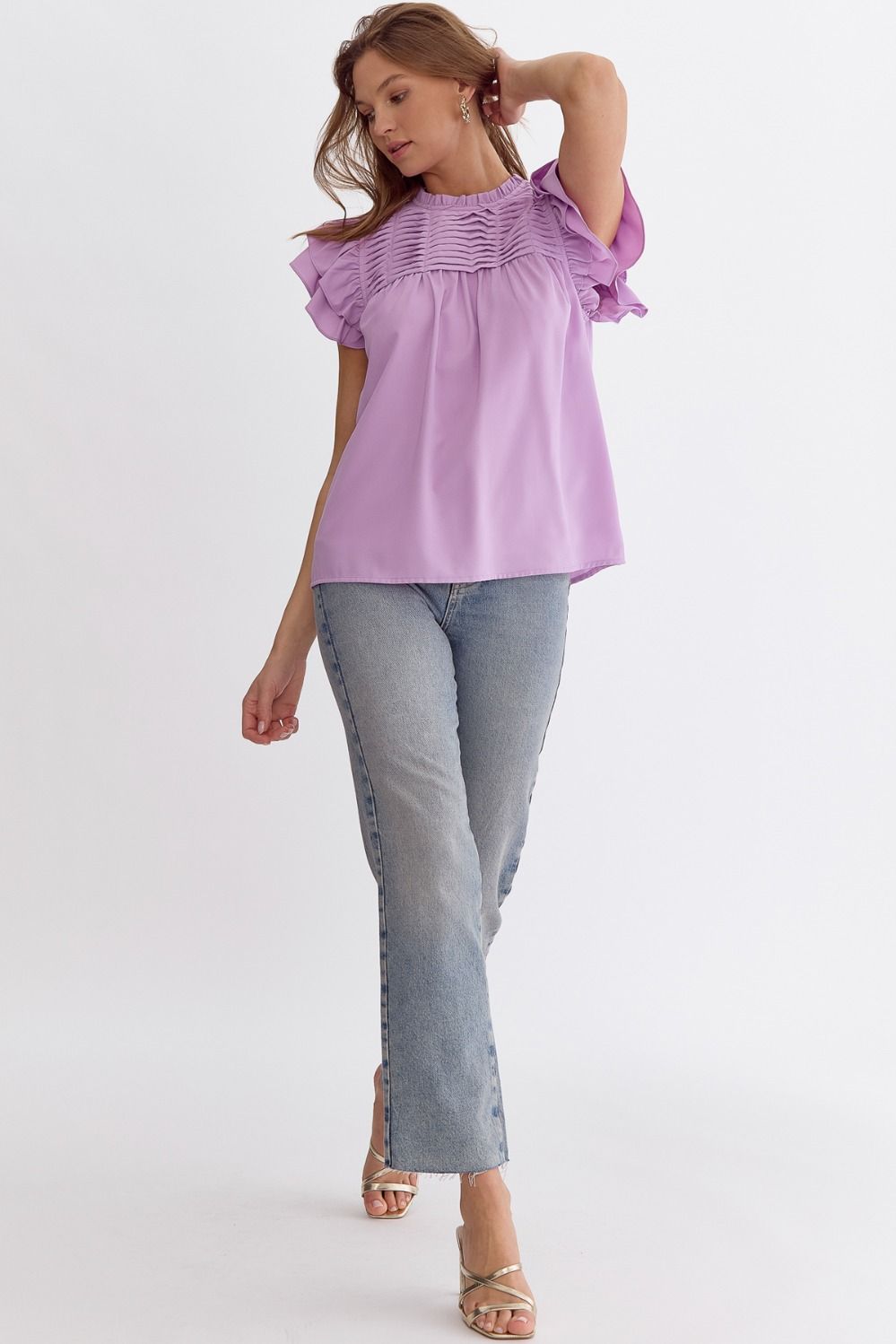 Iva Top in Lavender