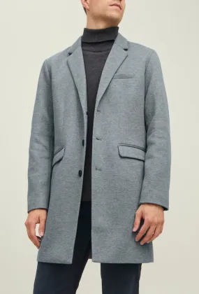 Jack & Jones Long Marco Coat Jacket Light Grey