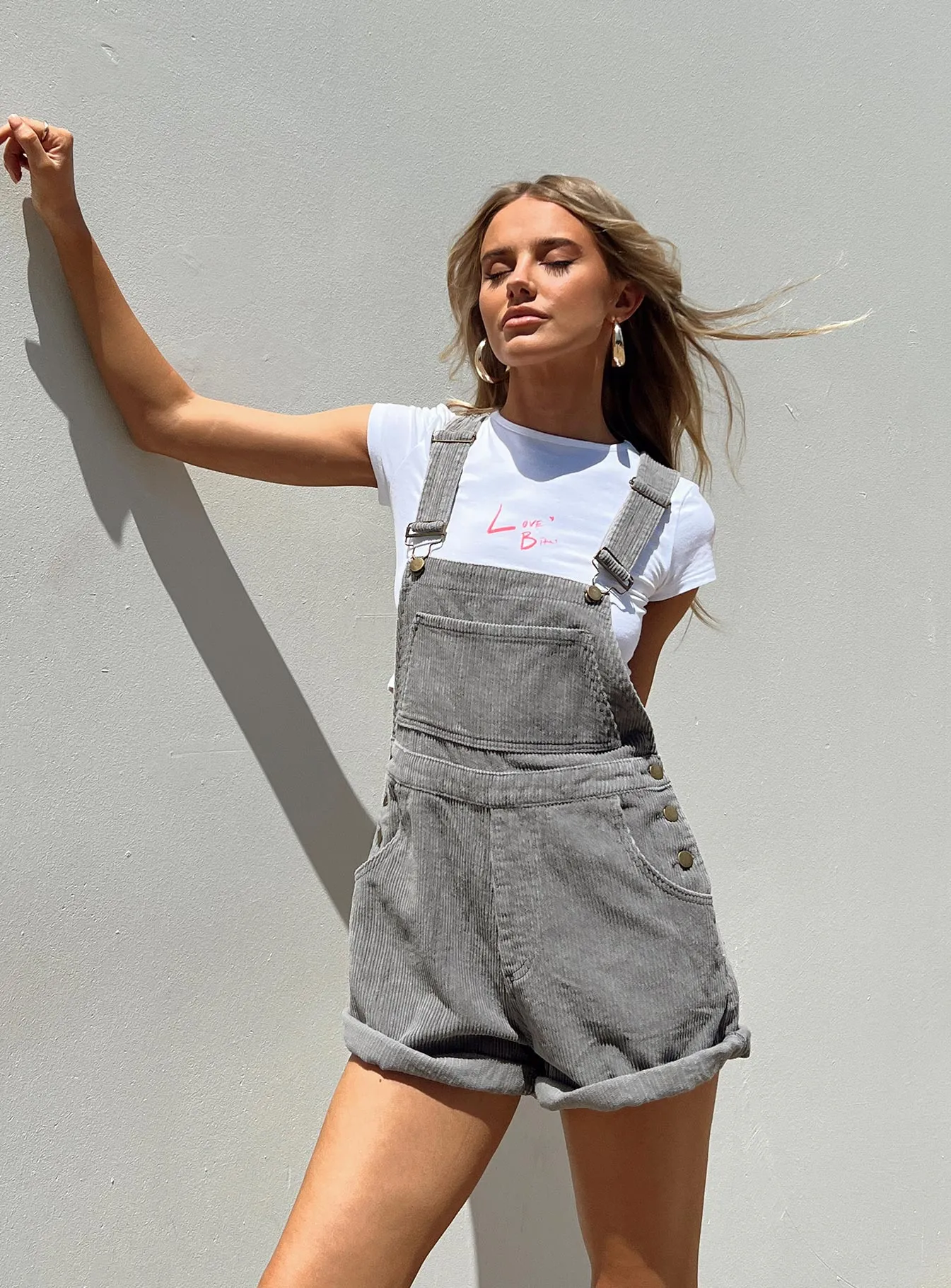 Kacey Overalls Grey