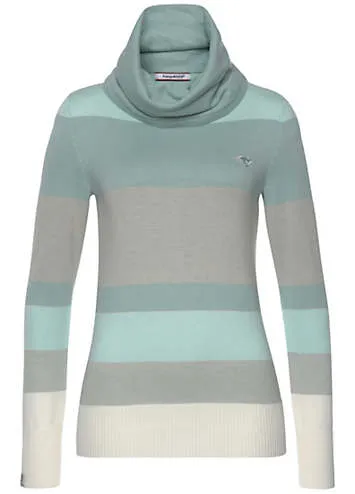 KangaROOS Striped Turtleneck Jumper | Grattan