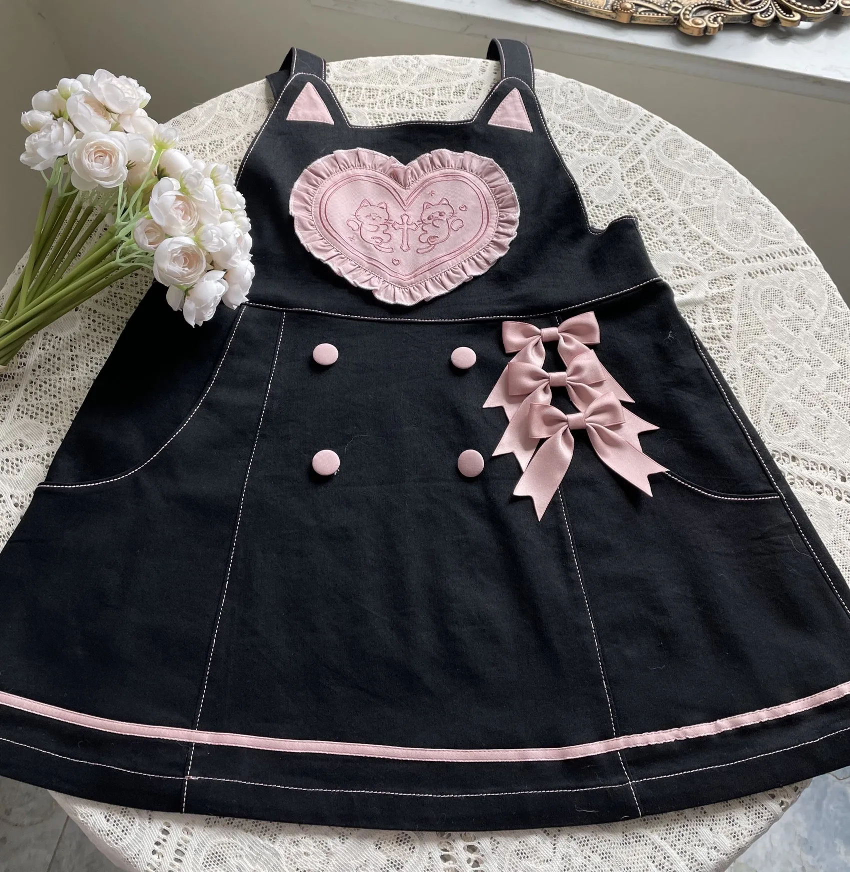 kitty kuma overalls