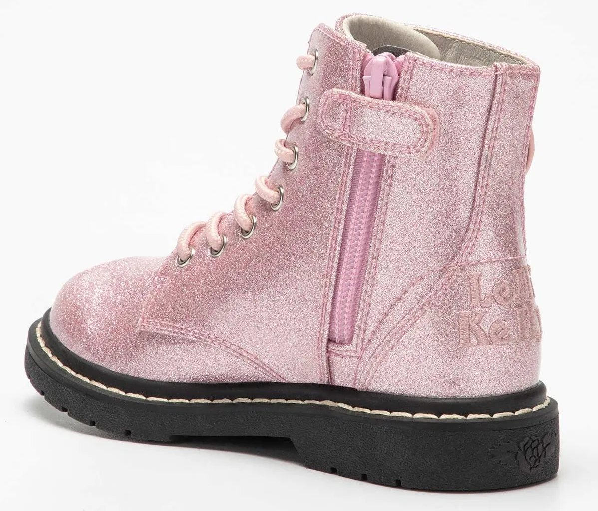 Lelli Kelly LK 5544 Fairy Wings Pink Glitter Ankle Boot Limited Edition