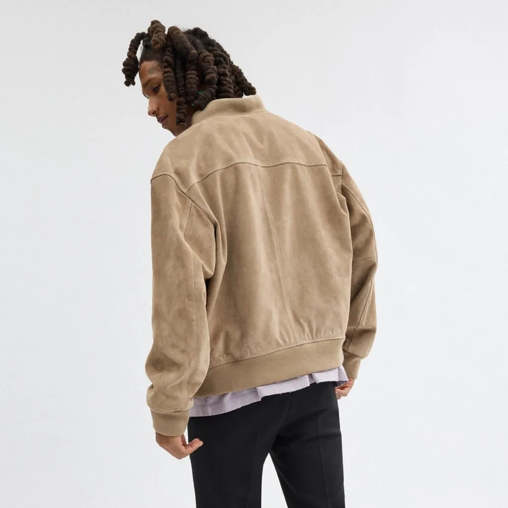 LIGHTWEIGHT SUEDE JACKET