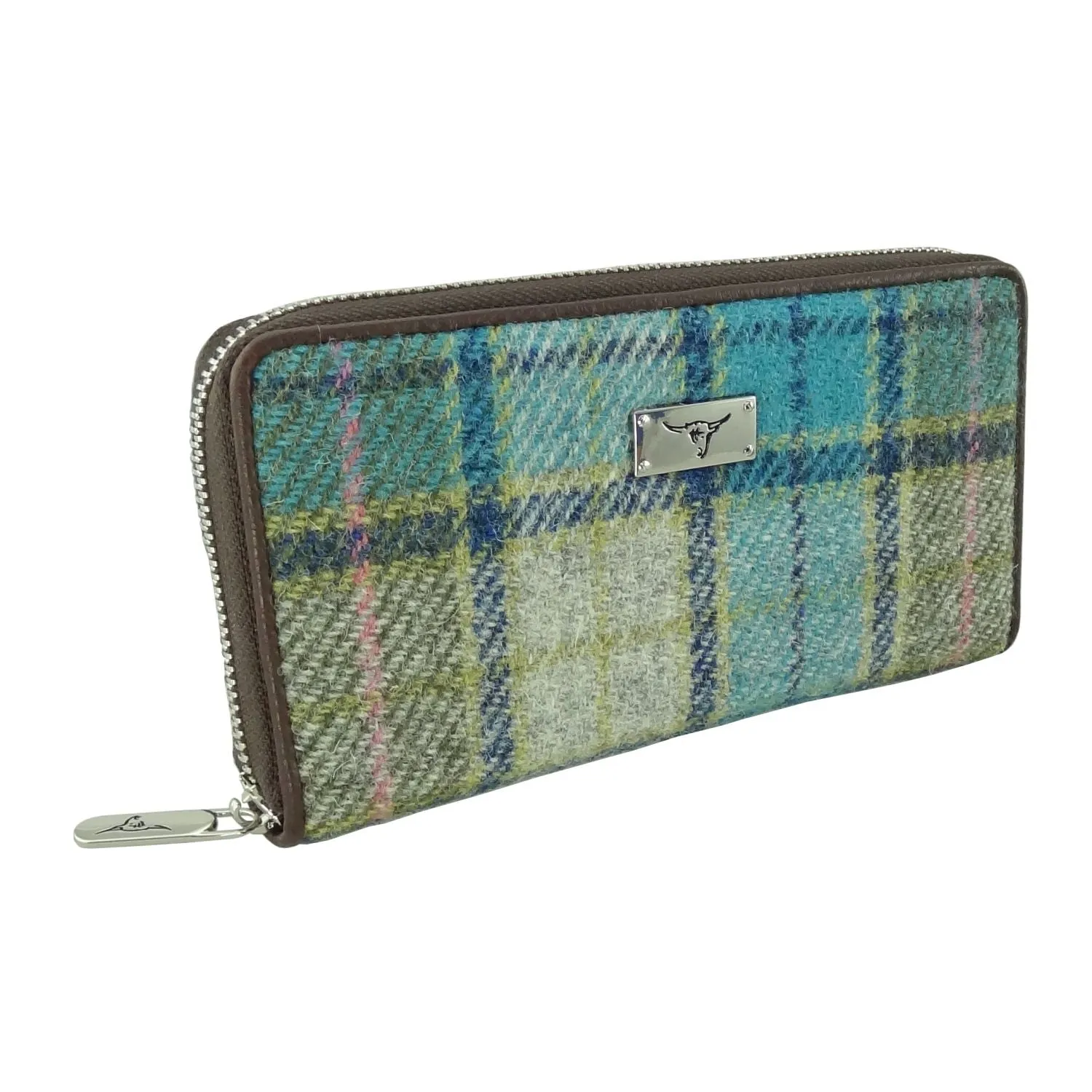 Long Zip Purse 'Staffa' with Harris Tweed