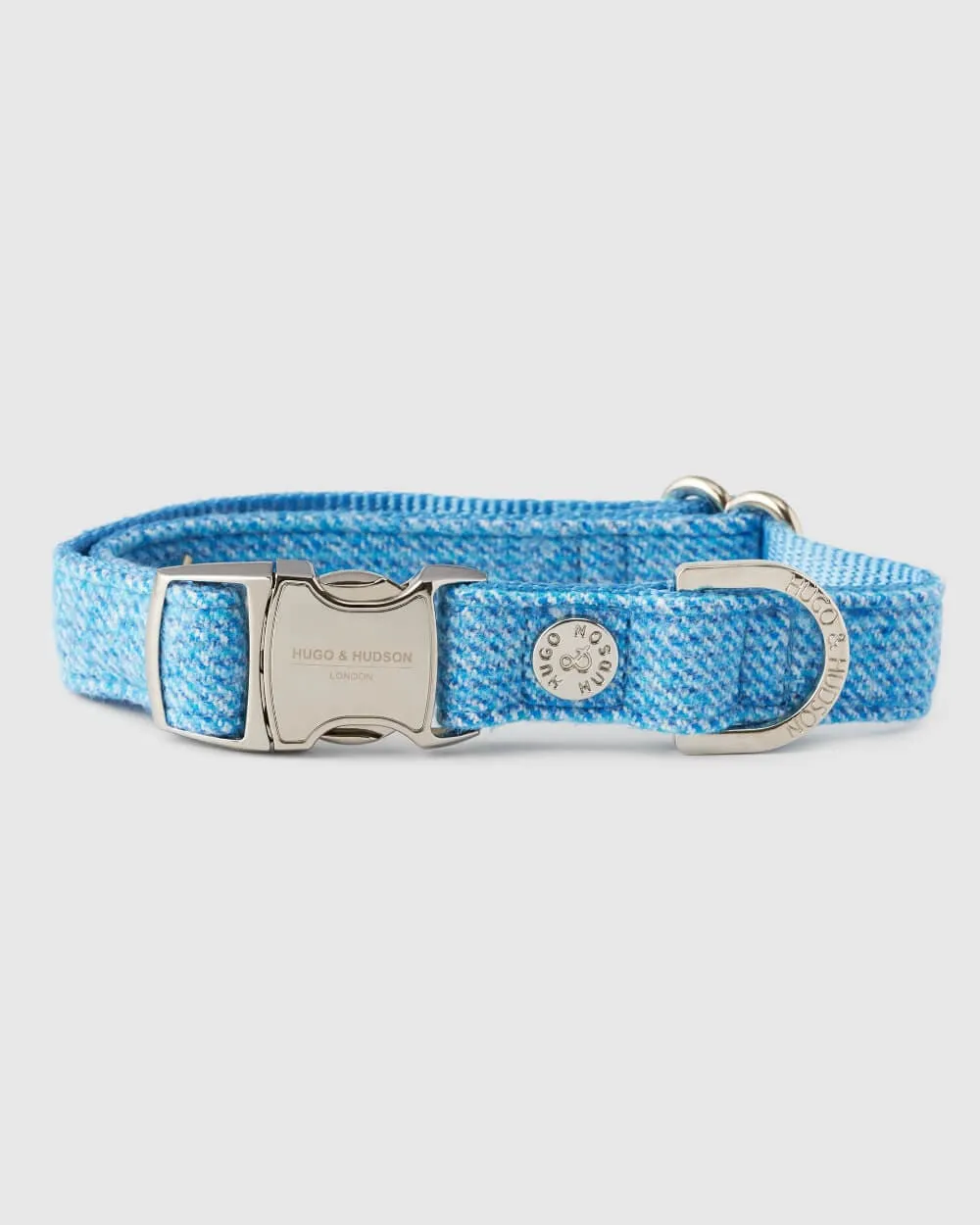 Matching Blue Luxury Tweed Bundle - Collar, Lead and Harness