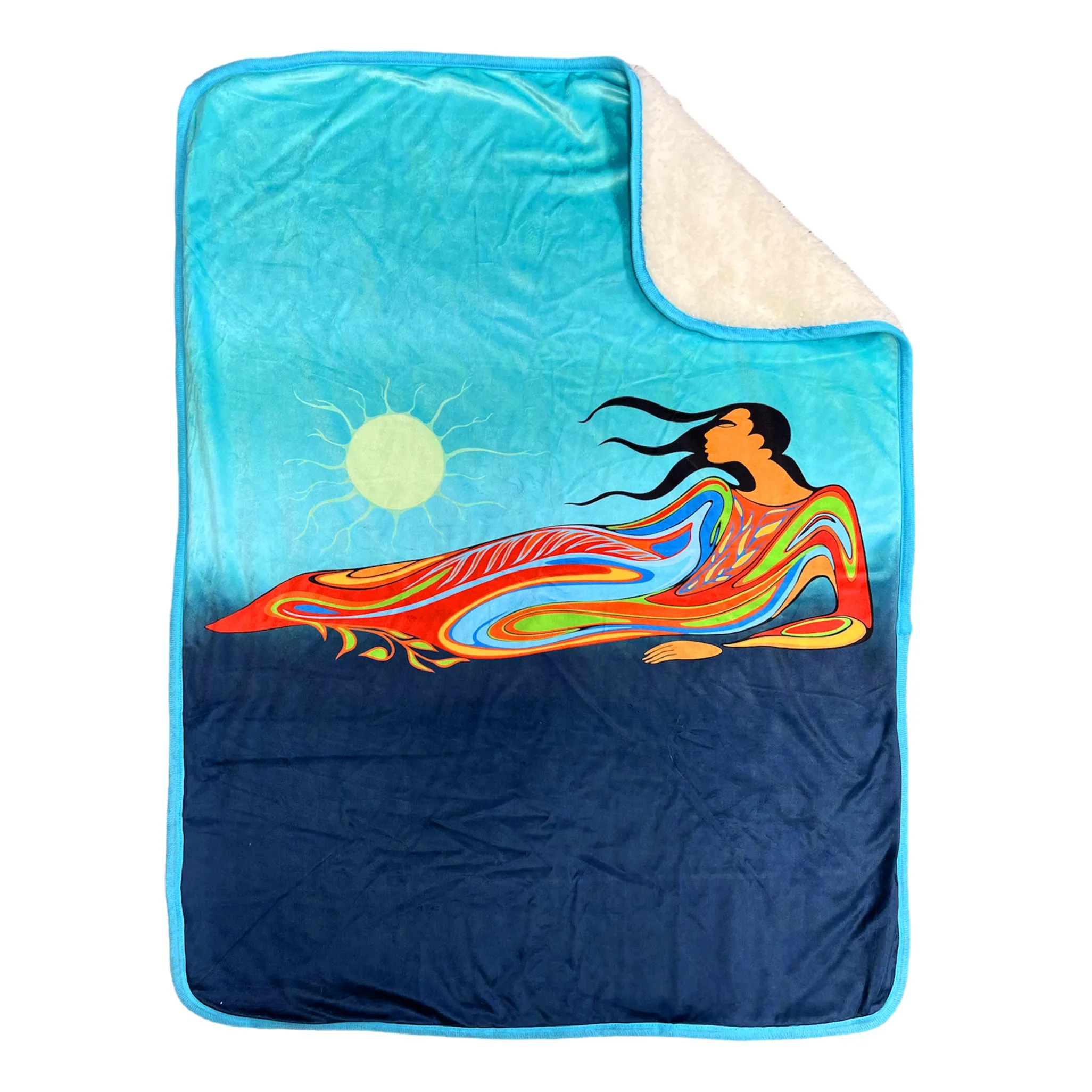 Maxine Noel Mother Earth Baby Blanket