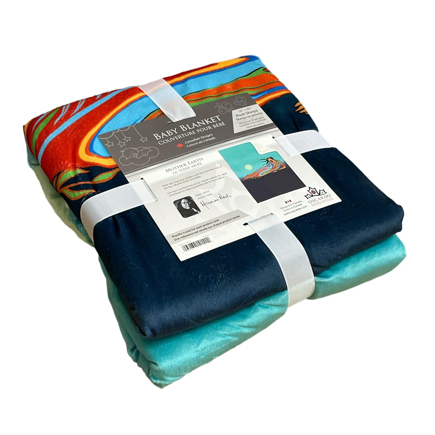 Maxine Noel Mother Earth Baby Blanket