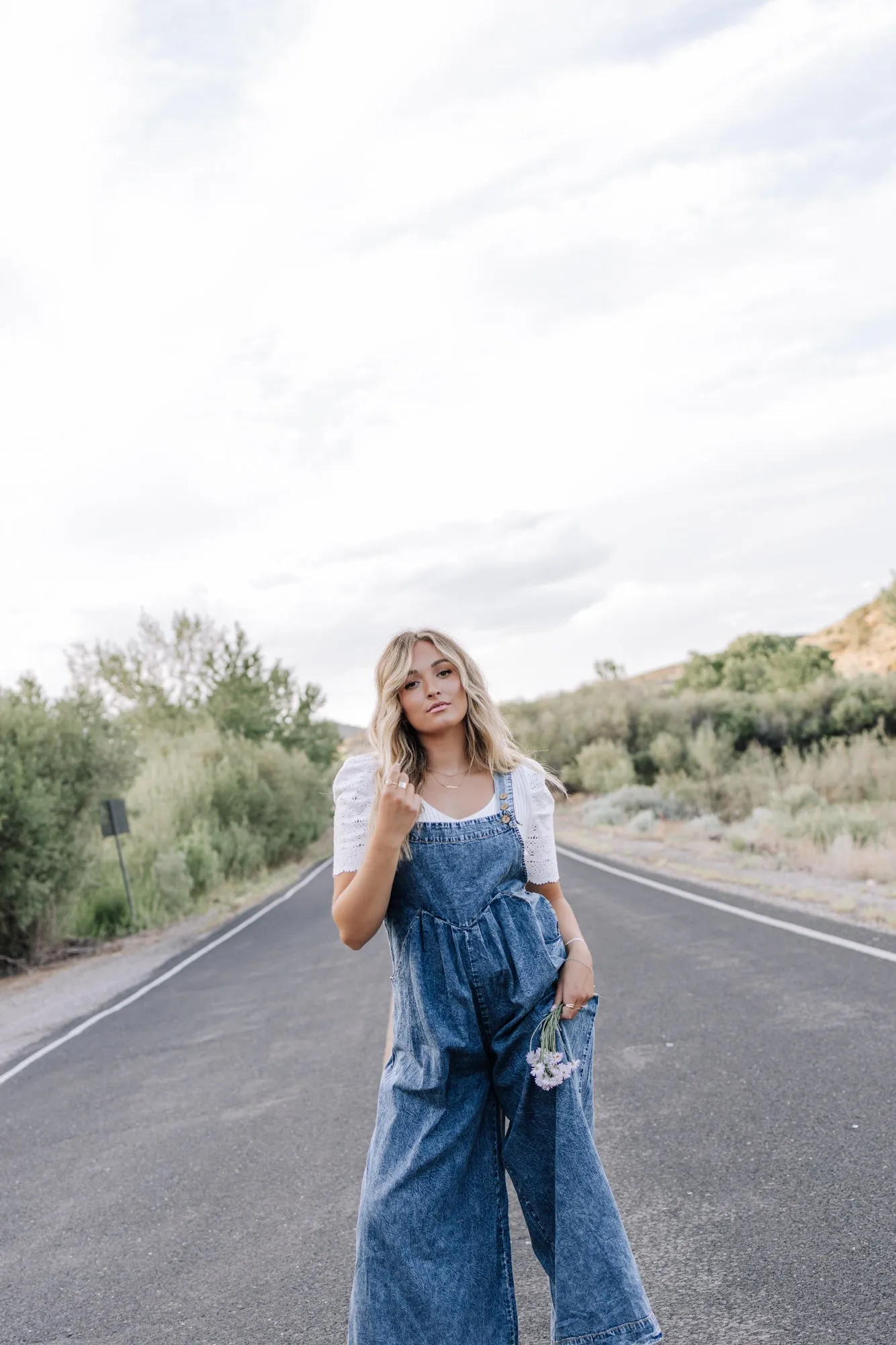 May Chambray Denim Overalls