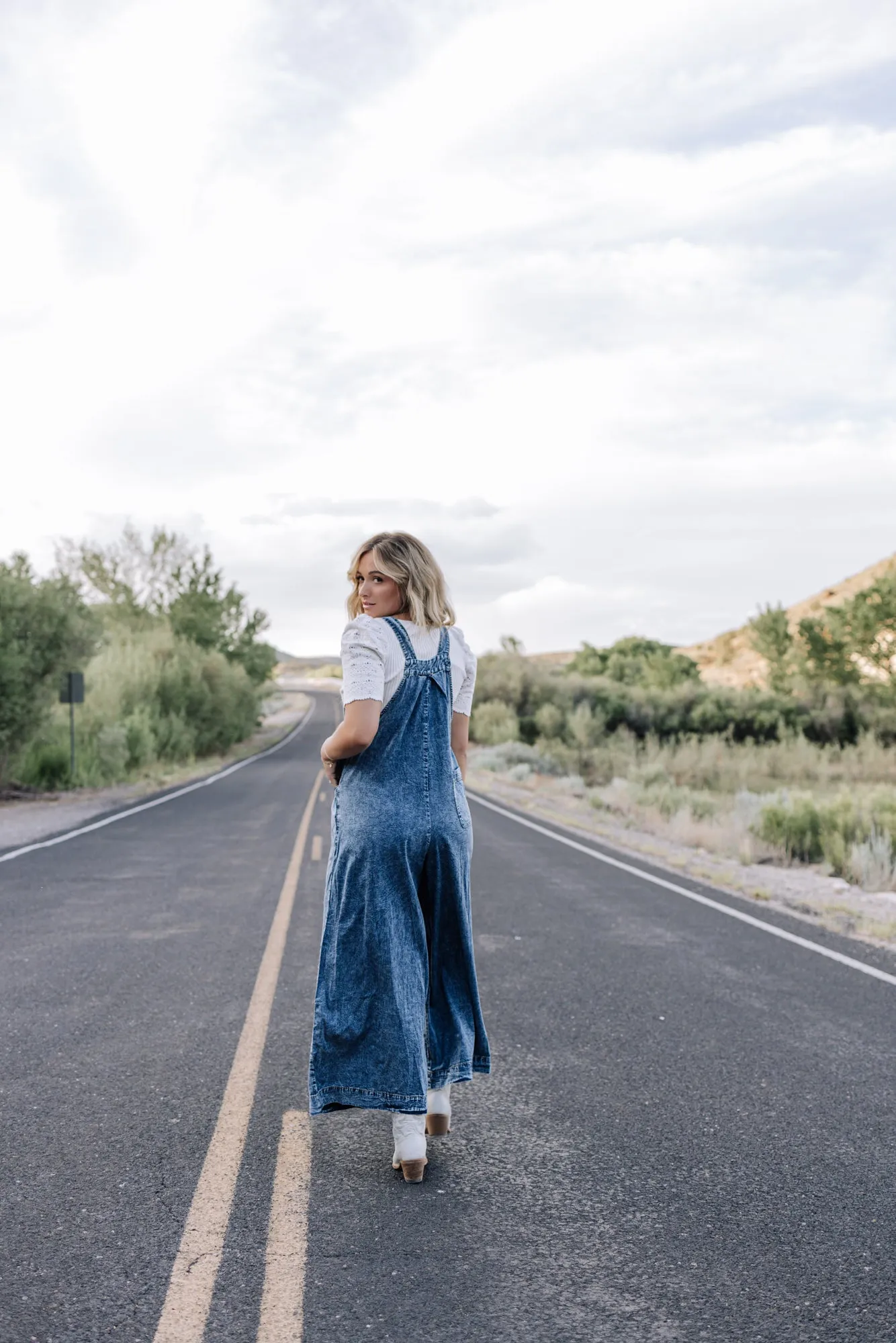 May Chambray Denim Overalls