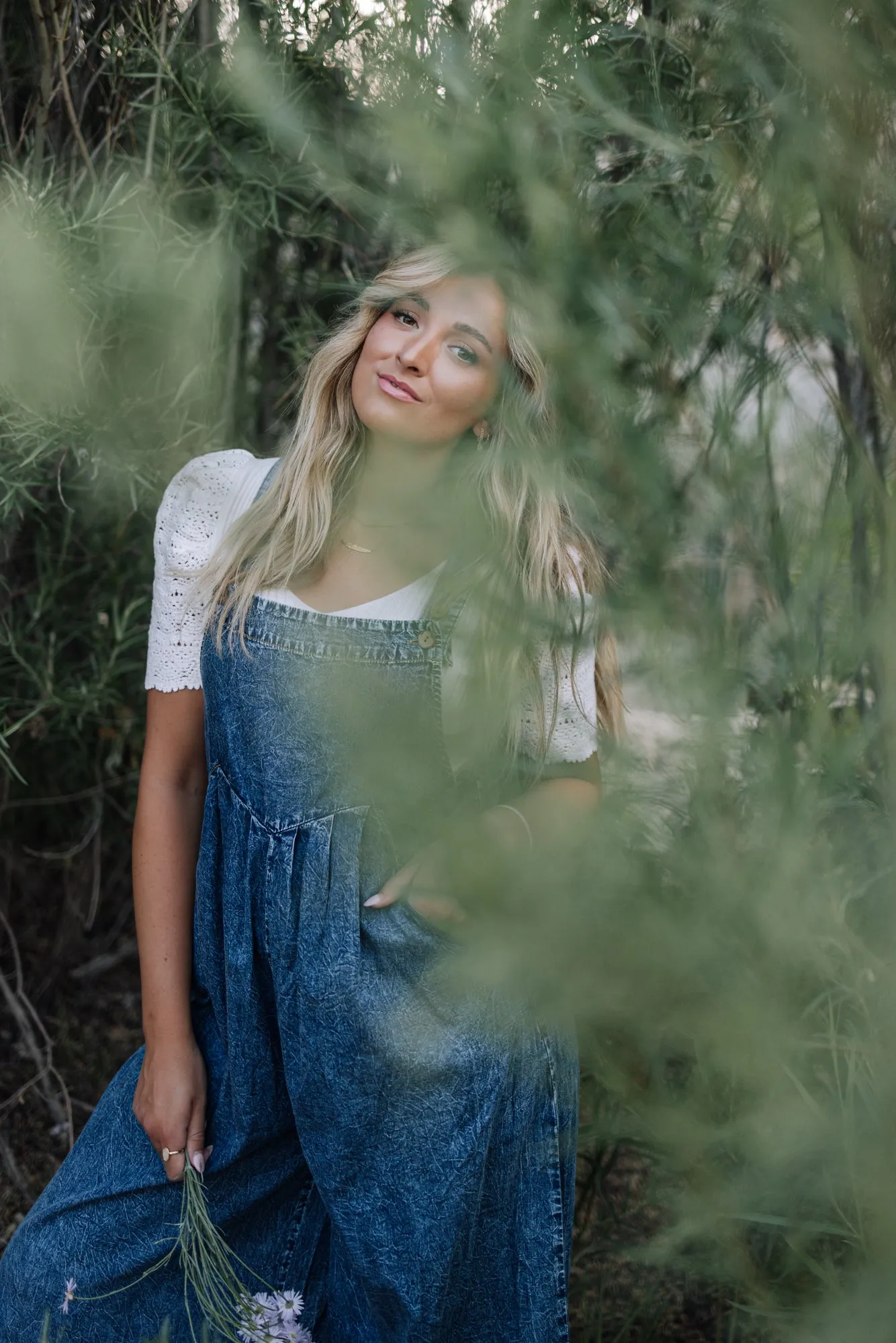 May Chambray Denim Overalls