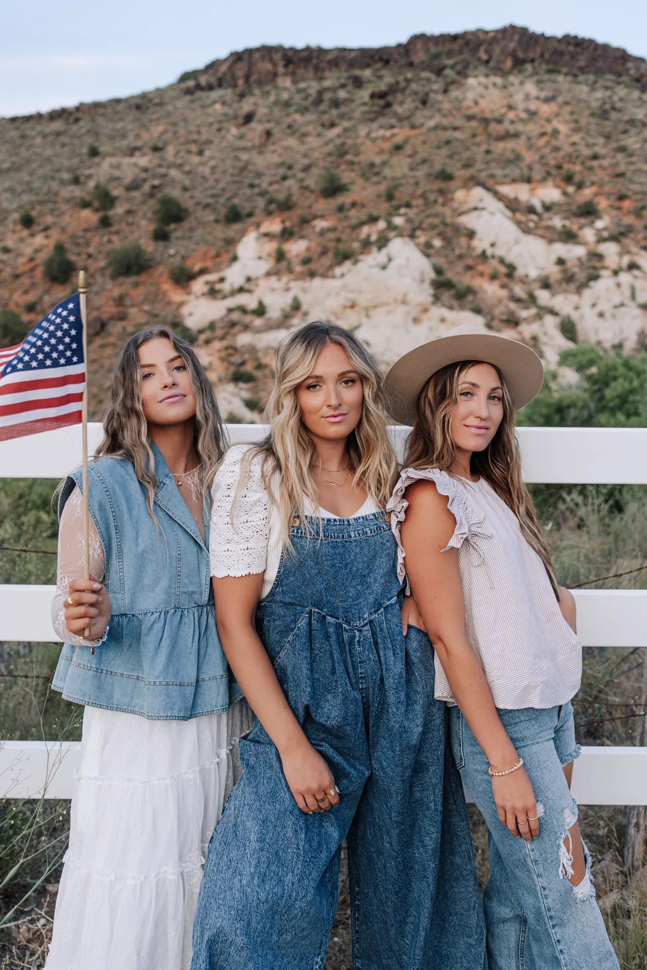 May Chambray Denim Overalls