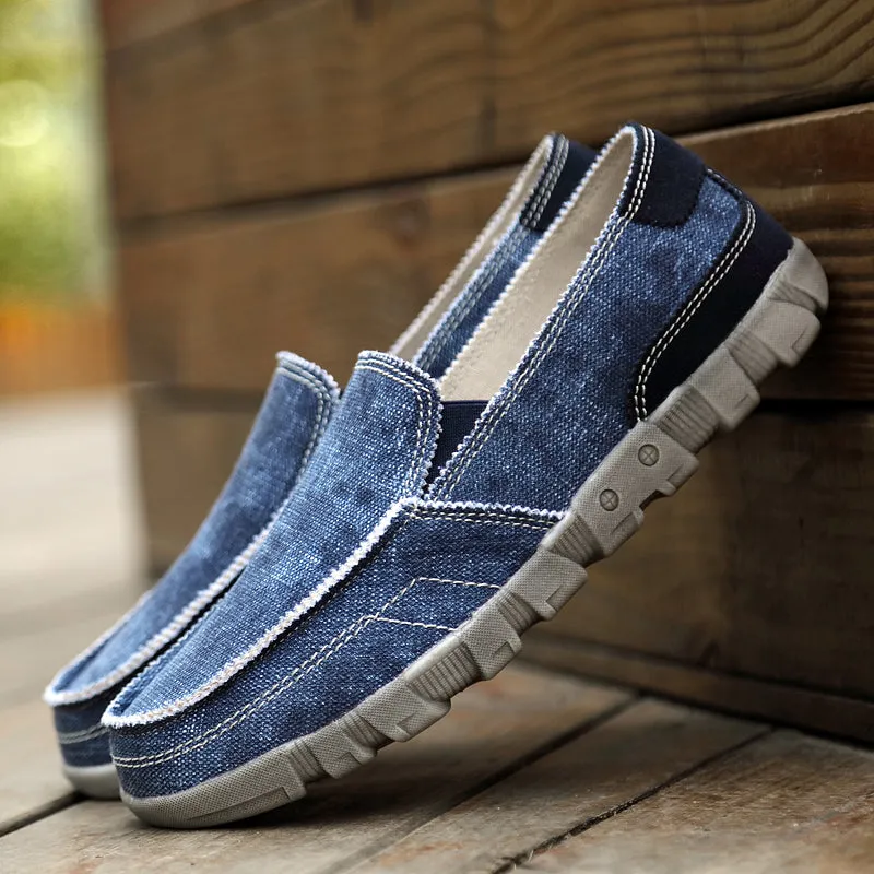 Men's Canvas Slip-On Loafers