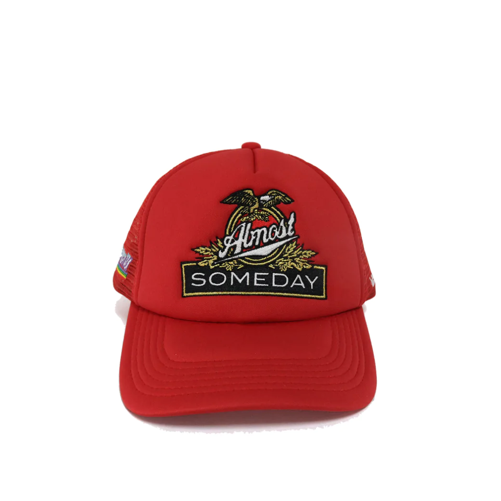 MILLER TRUCKER HAT RED