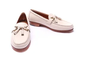 Mocasín 5319 with Tassels Ivory