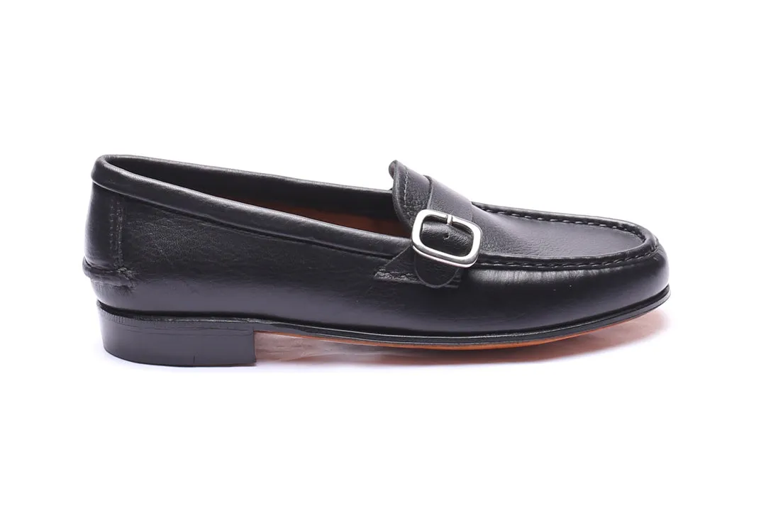 Moccasin 5320 with Buckle Black