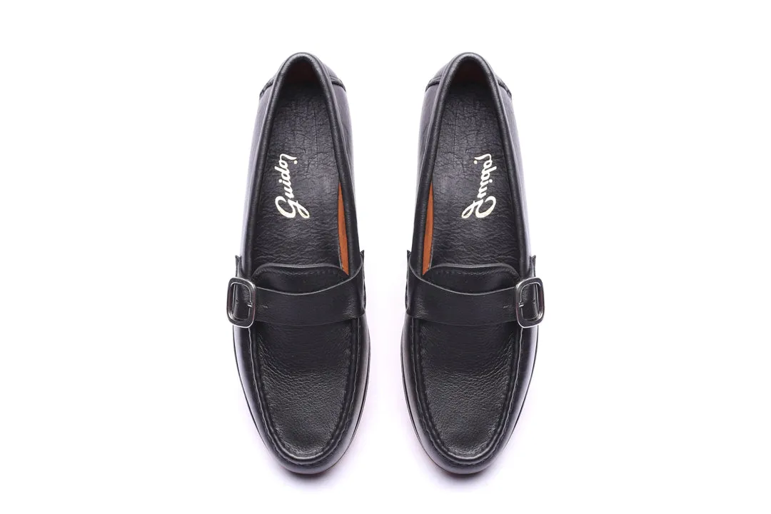 Moccasin 5320 with Buckle Black