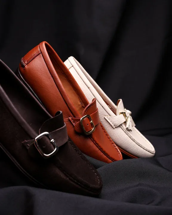 Moccasin 5320 with Buckle Brown