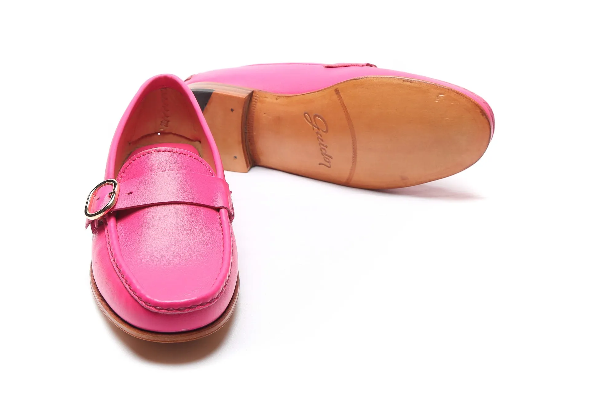 Moccasin 5320 with Buckle Fuchsia