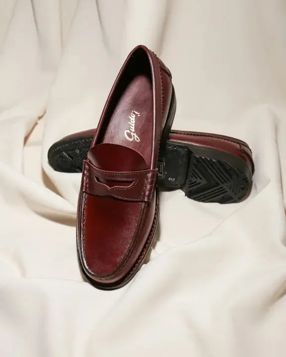 Moccasin Double Rubber Sole 4779 Burgundy