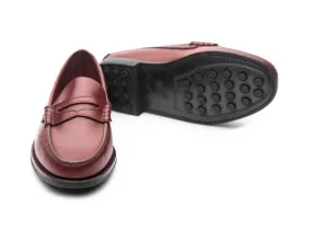 Moccasin Double Rubber Sole 4779 Burgundy