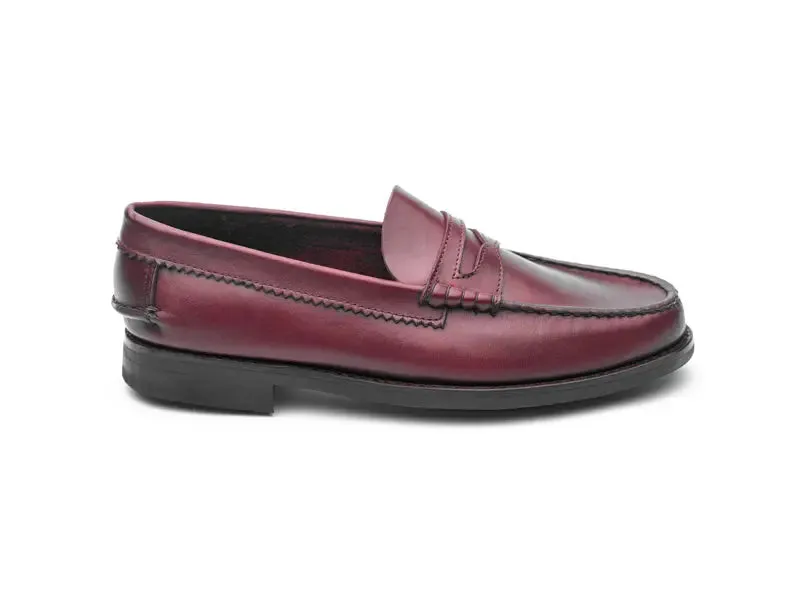 Moccasin Double Rubber Sole 4779 Burgundy