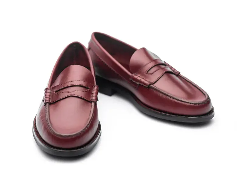 Moccasin Double Rubber Sole 4779 Burgundy