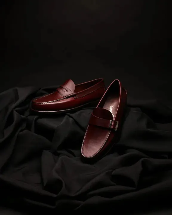 Moccasin Double Rubber Sole 4779 Burgundy