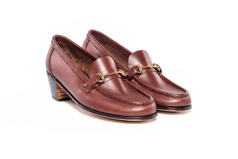 Moccasin High Heel 2824 Brown