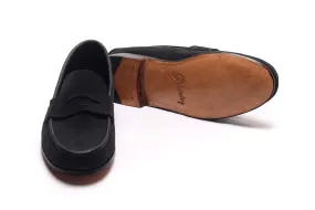 Moccasin Simple Sole 4218 Black Suede