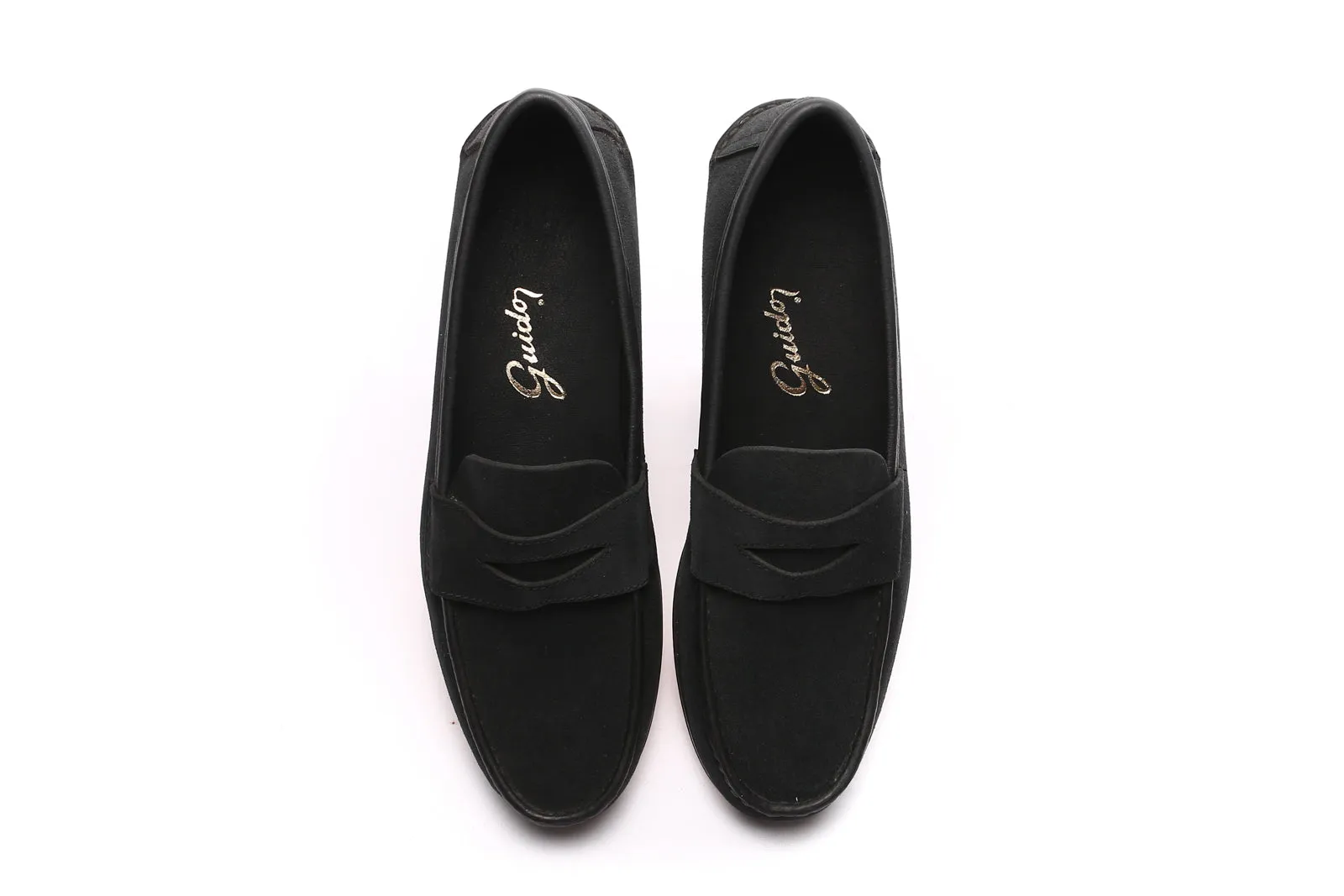 Moccasin Simple Sole 4218 Black Suede