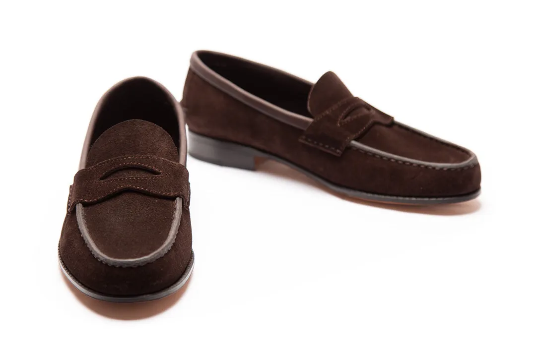 Moccasin Simple Sole 4218 Brown Suede