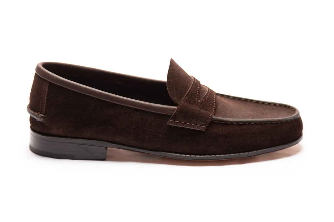 Moccasin Simple Sole 4218 Brown Suede