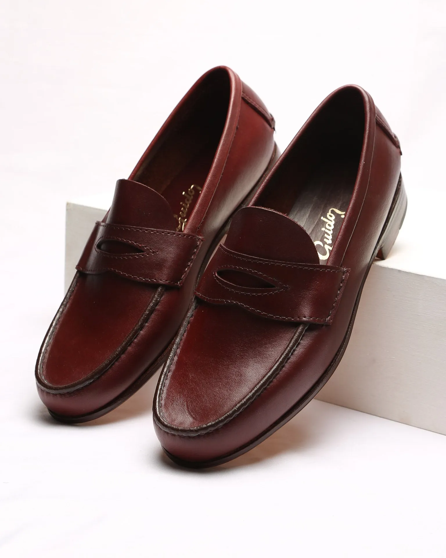 Moccasin Simple Sole 4218 Burgundy