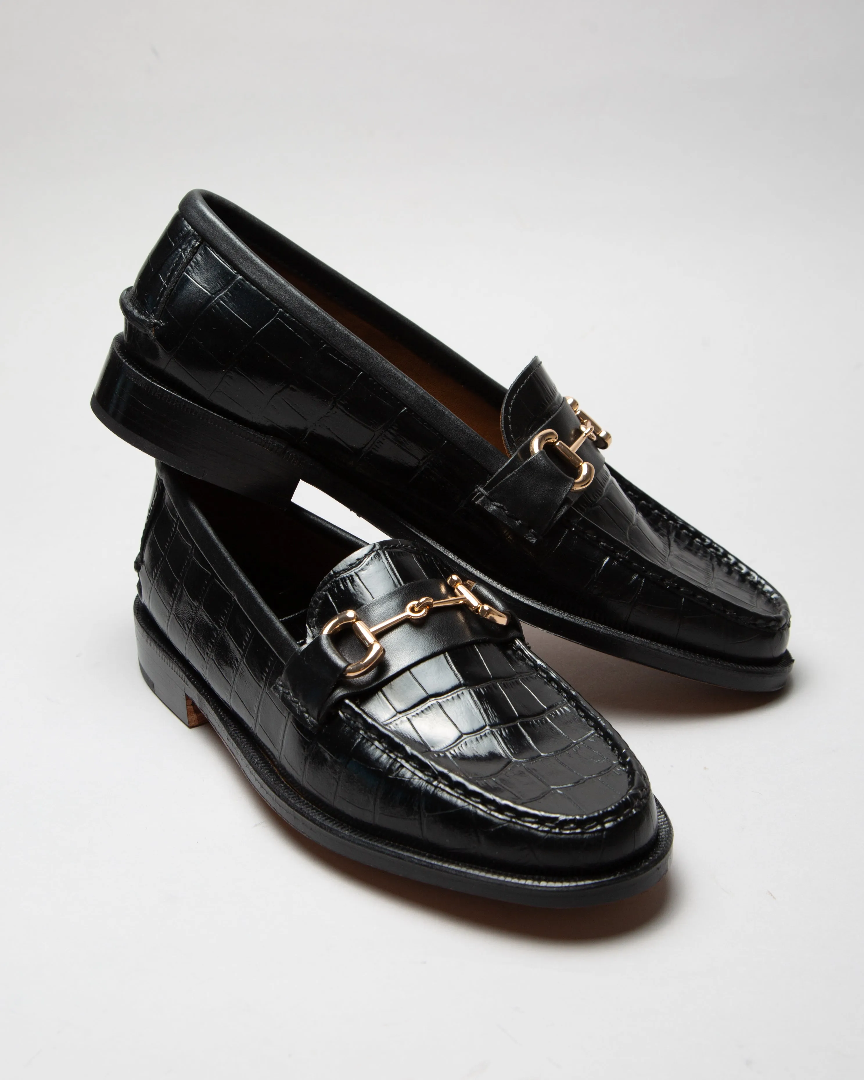 Moccasin Simple Sole 5324 CR Black