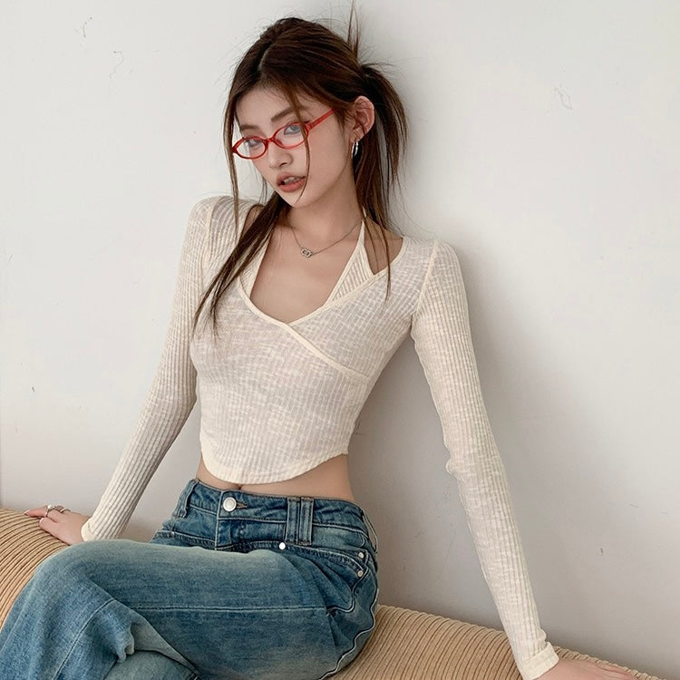 Mock Layer Knit Top