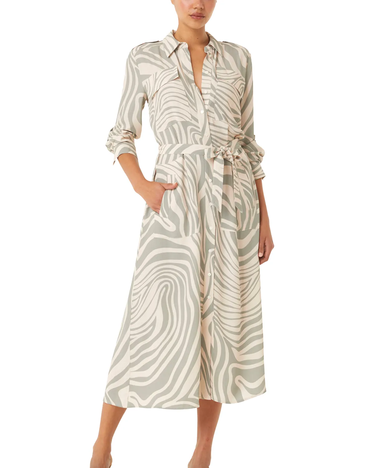 Montana Dress (Abstract Zebra)