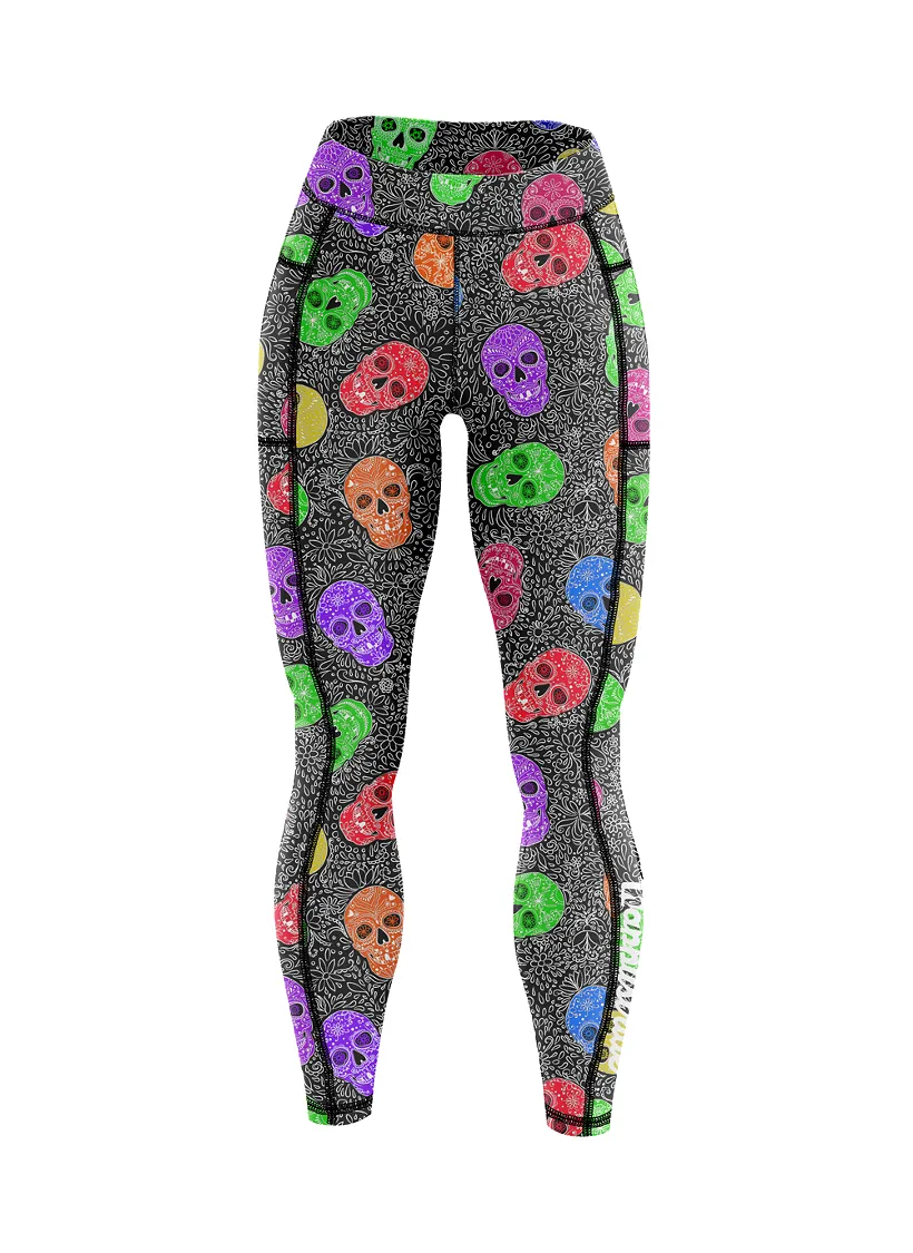 Never a dull skull leggings