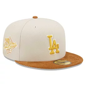 New Era 59FIFTY Los Angeles Dodgers Corduroy Visor 1988 World Series Fitted