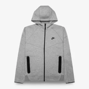 Nike Sportswear Tech Fleece Full-Zip Hoodie Dark Heather Grey / Black